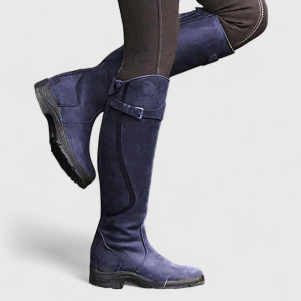 Alethea | Black Tall Orthopedic Boots