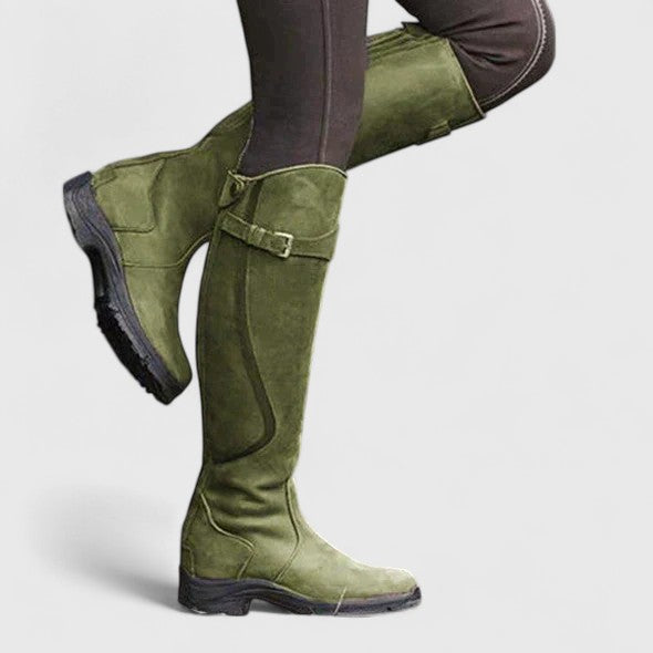 Alethea | Black Tall Orthopedic Boots