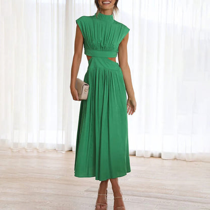 Emerald Green Women's Effortless Style Dress