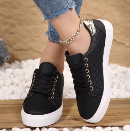 Calantha | White Quilted Comfort Walkers